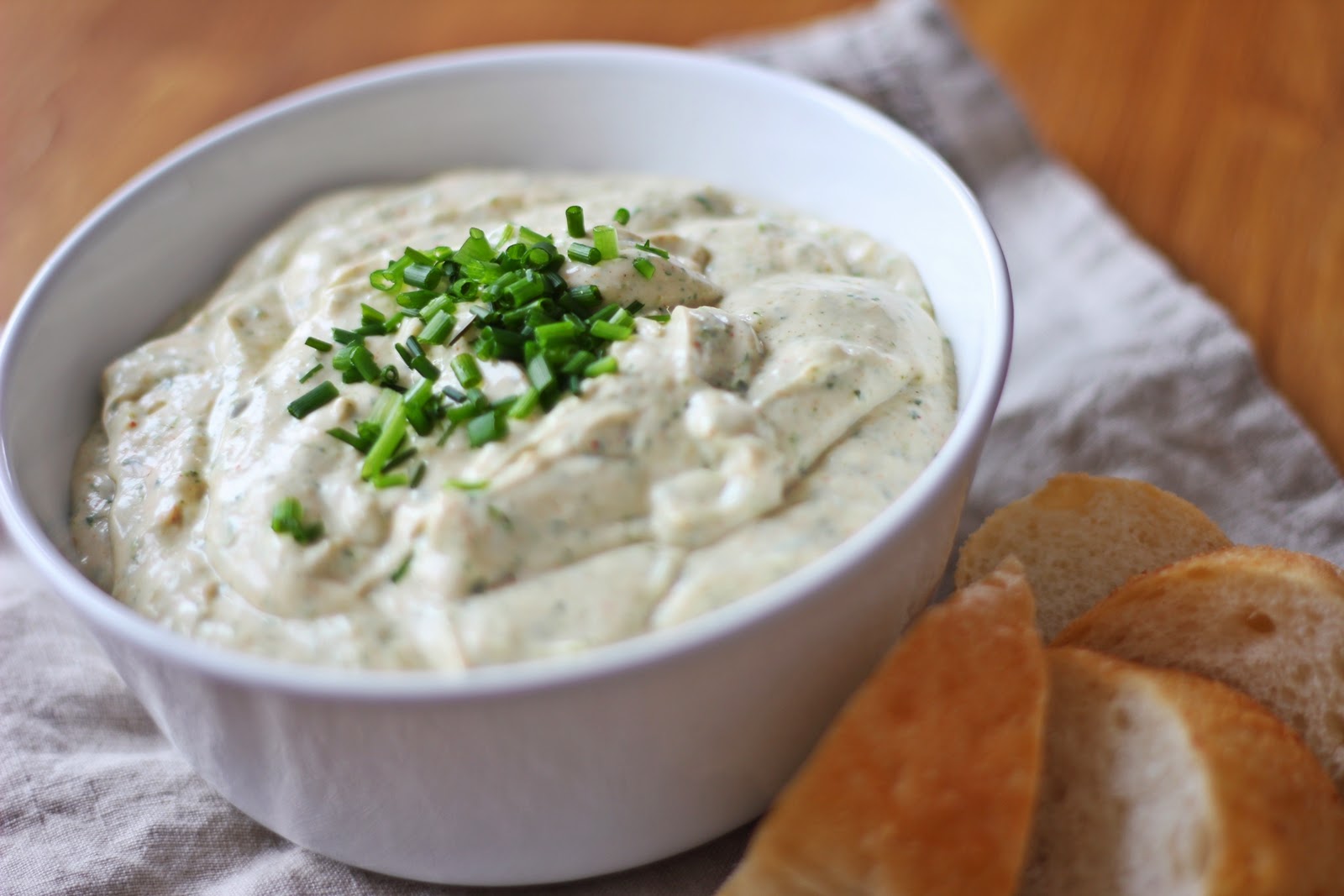 Leichter Knoblauch Kräuter Dip