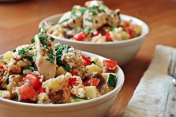 Provenzalischer Couscous mit Hähnchen - Fashion Kitchen