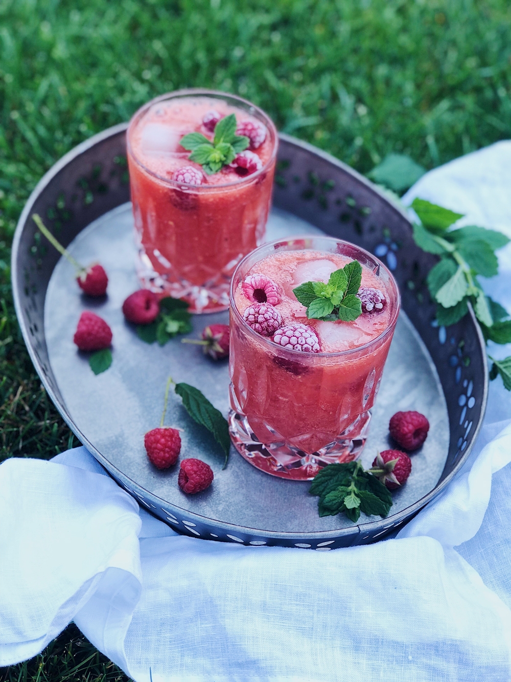 Wassermelonen-Himbeer Cocktail - Fashion Kitchen