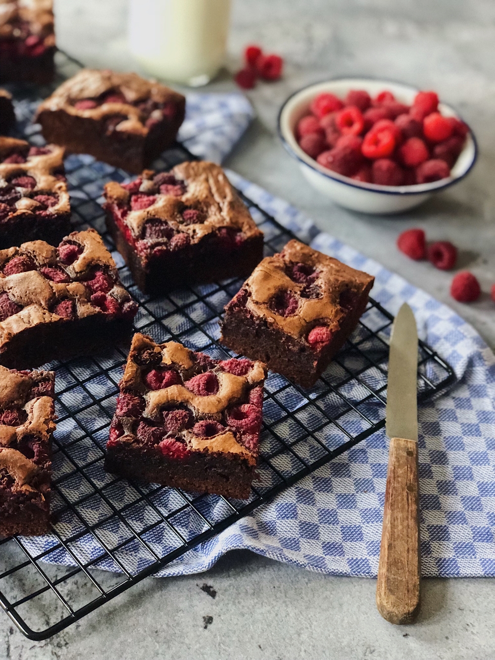 Himbeer Brownies - Fashion Kitchen