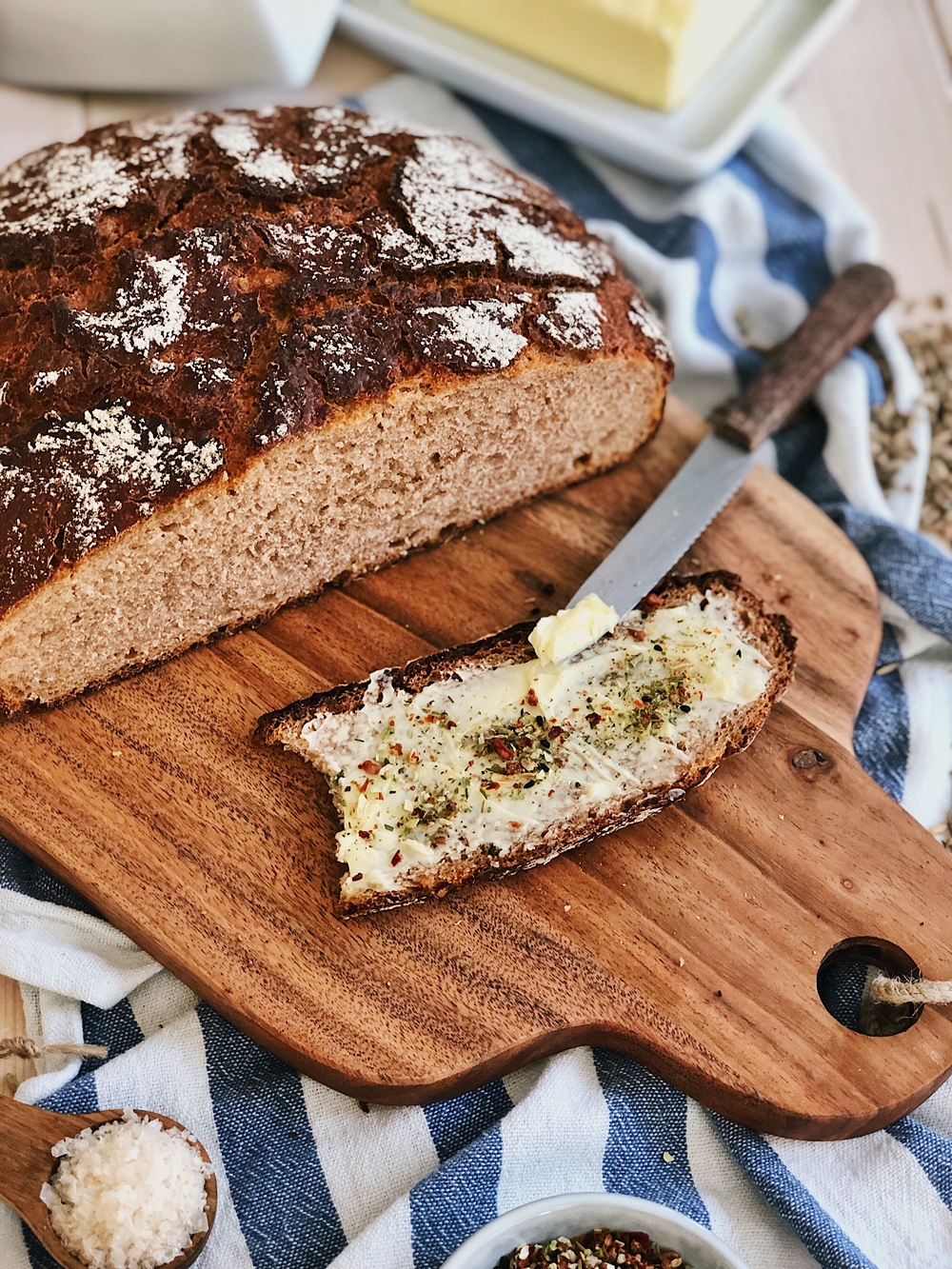 Dinkel Knusper Bort ohne Kneten - Fashion Kitchen