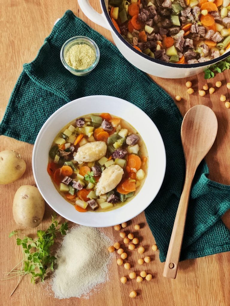 Suppenfleisch In Pikanter Gemüsesuppe — Rezepte Suchen