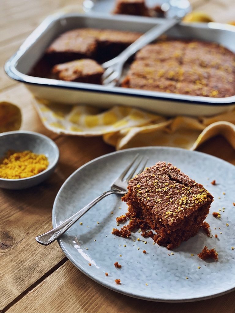 Schoko-Kürbis Brownies mit Kokos und Zitrone - Fashion Kitchen