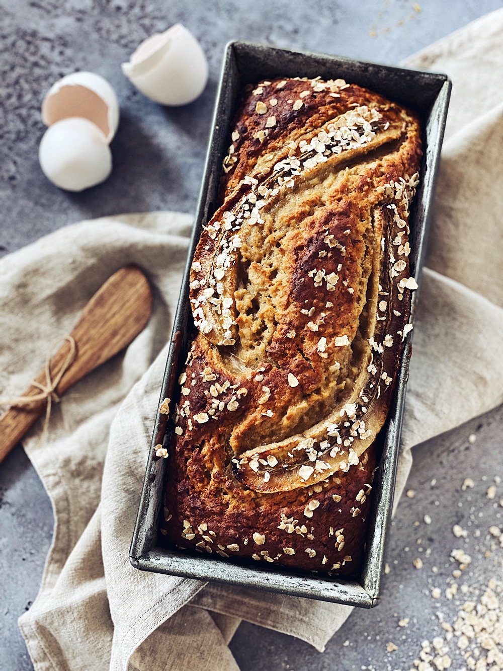 Gesundes &amp;quot;Honey &amp; Oat&amp;quot; Bananen Brot - Fashion Kitchen