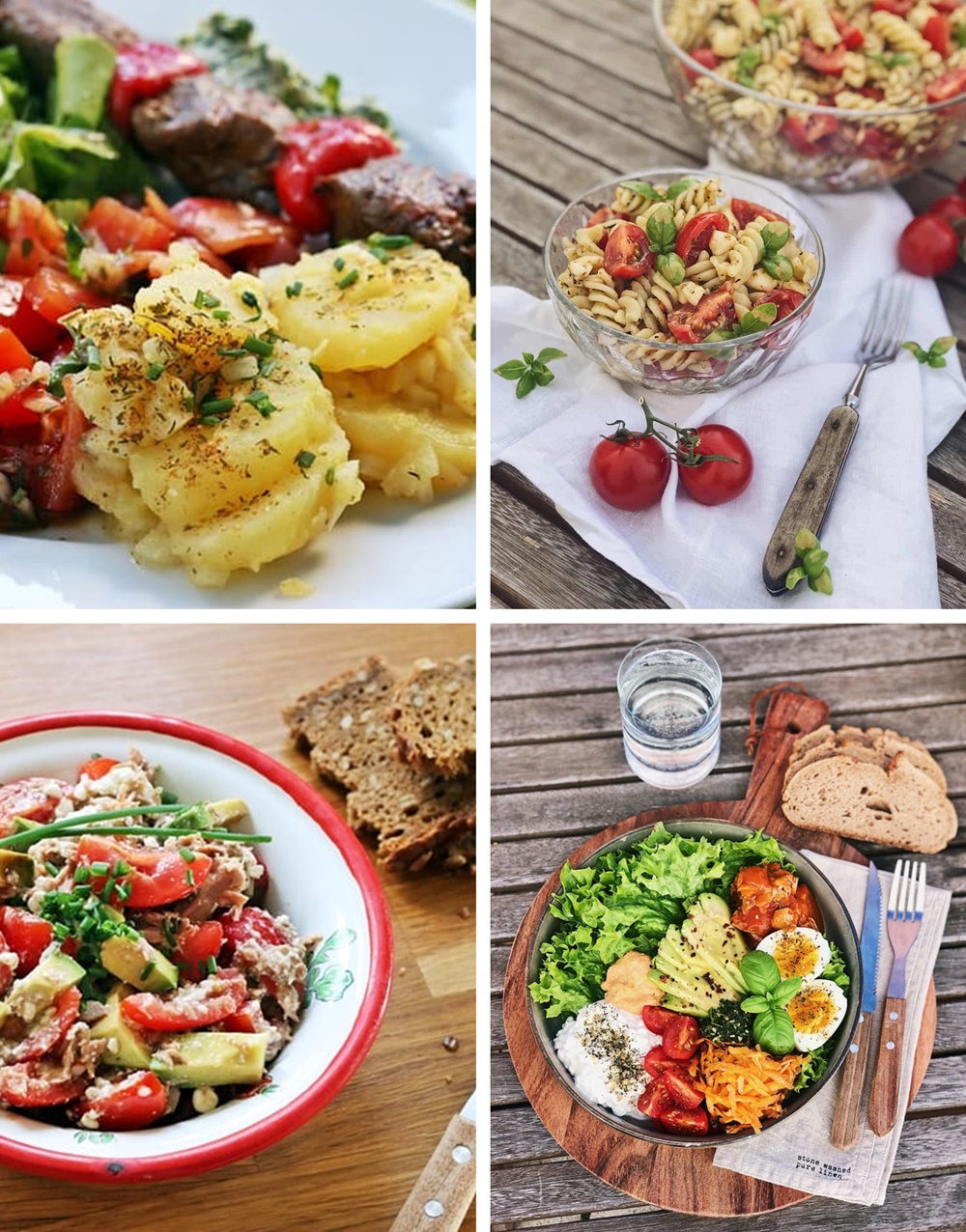Die besten Brote, Salate, Snacks & Drinks für die Grillsaison salat nudelsalat salatbowl kartoffelsalat