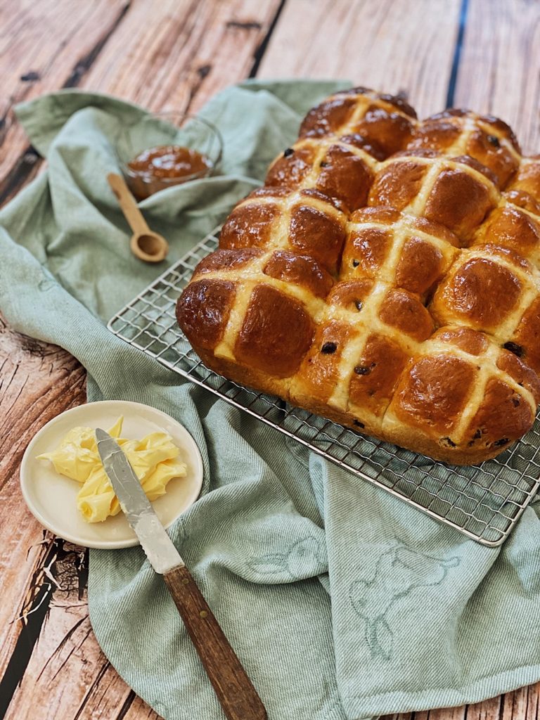 Hot Cross Buns zu Ostern