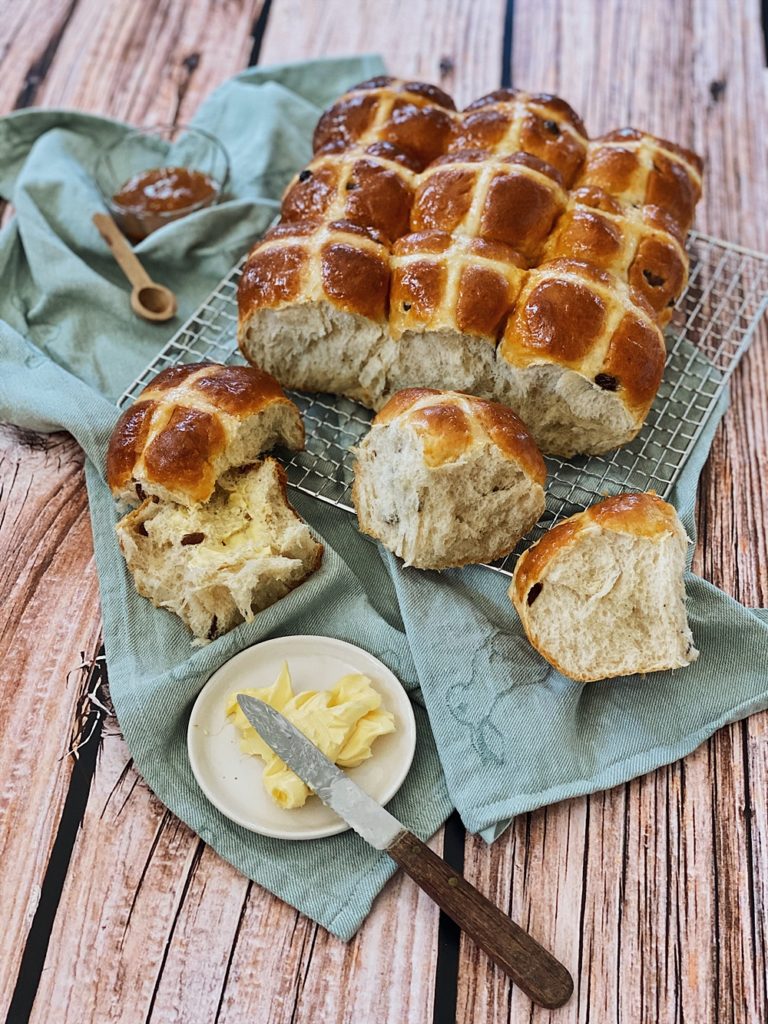 Hot Cross Buns zu Ostern