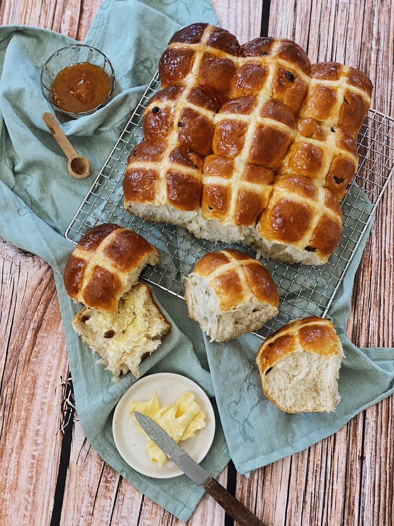 Hot Cross Buns zu Ostern