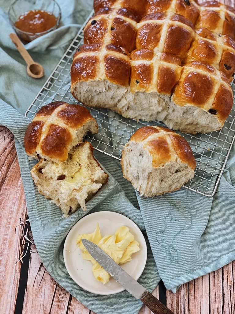 Hot Cross Buns zu Ostern