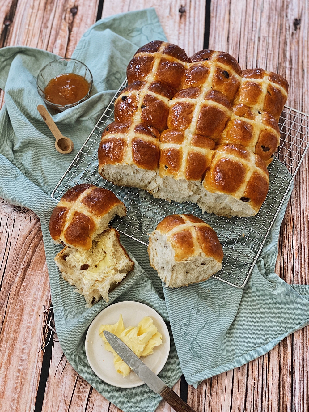 Hot Cross Buns zu Ostern