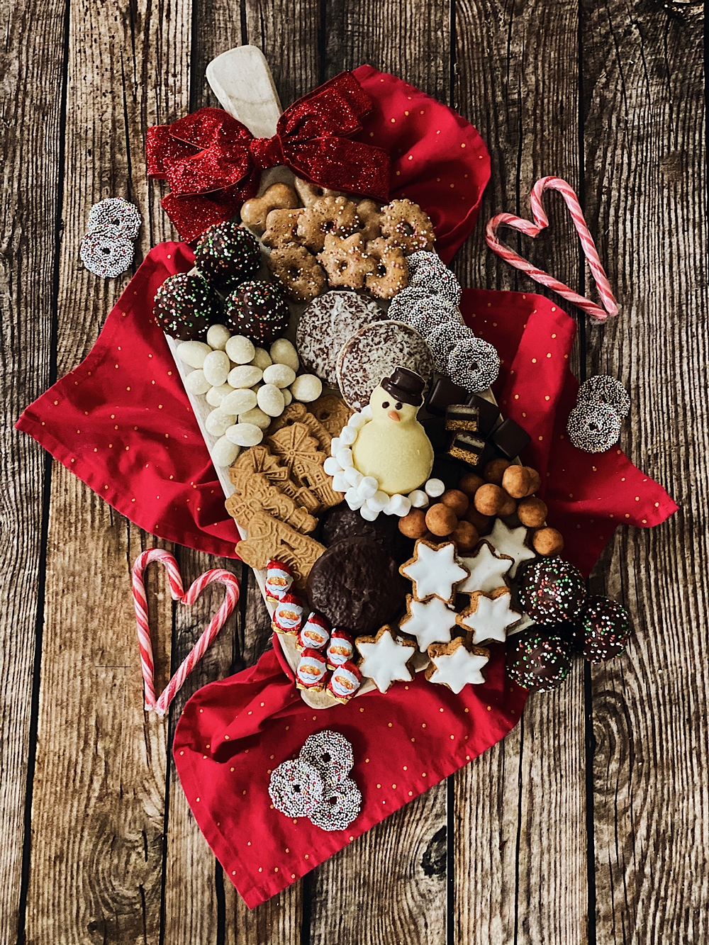Christmas Candy Charcuterie Board
